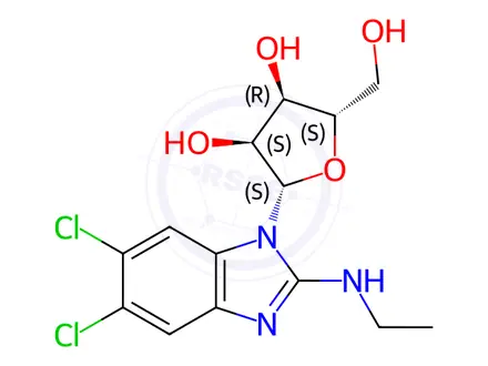 Chemical structure of Desmethyl maribavir