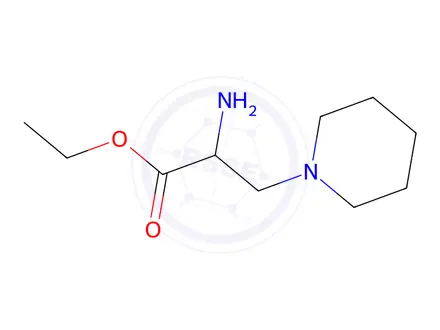 Chemical structure of Ethyl 2-amino-3-(piperidin-1-yl)propanoate