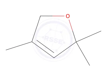 Chemical structure of 2,5-Dihydro-2,2,4-trimethylfuran