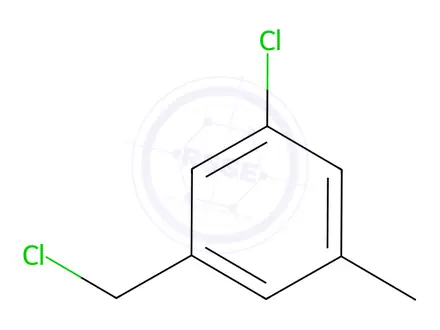 Chemical structure of 1-Chloro-3-(chloromethyl)-5-methylbenzene