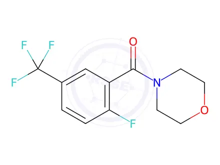 Chemical structure of (2-Fluoro-5-(trifluoromethyl)phenyl)(morpholino)methanone
