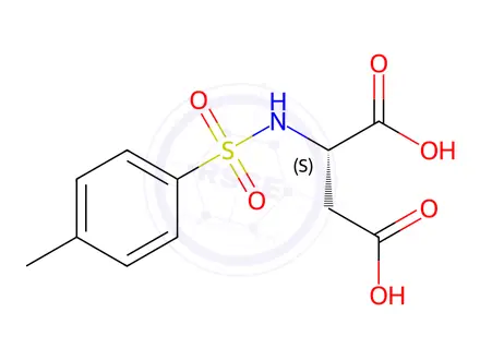 Chemical structure of N-Tosyl-L-aspartic Acid