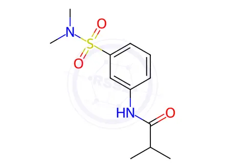 Chemical structure of n-(3-(n,n-Dimethylsulfamoyl)phenyl)isobutyramide