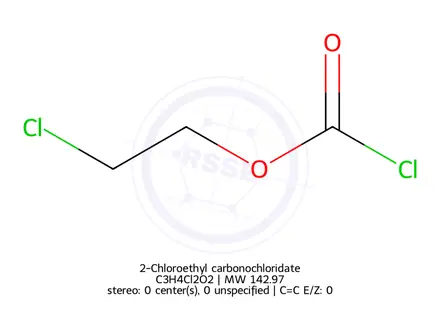 Chemical structure of 2-Chloroethyl carbonochloridate