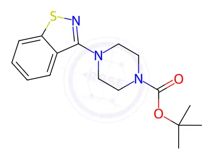 Chemical structure of Ziprasidone T-Butoxy Impurity