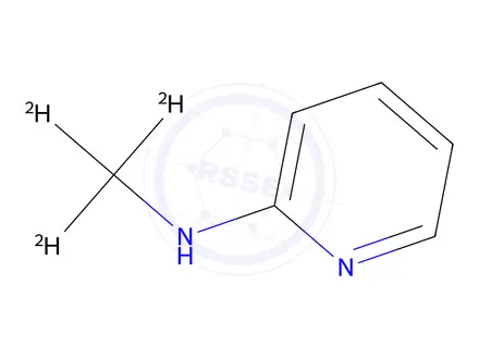 Chemical structure of N-(methyl-d3)pyridin-2-amine