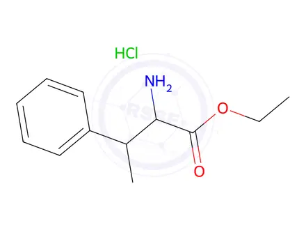 Chemical structure of (2R,3S)-2-Amino-3-phenyl-butyric acid ethyl ester hydrochloride