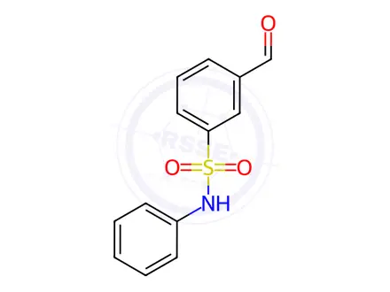 Chemical structure of 3-Formyl-N-phenylbenzenesulfonamide