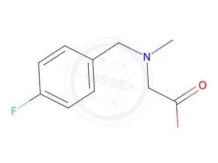 Chemical structure of 2-((4-Fluorobenzyl)(methyl)amino)acetic acid