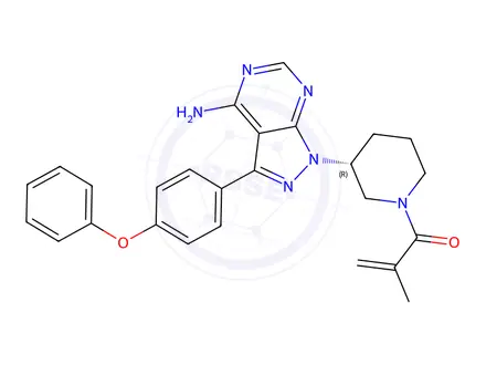 Chemical structure of Ibrutinib Impurity 113