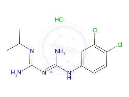 Chemical structure of Chlorproguanil Hydrochloride