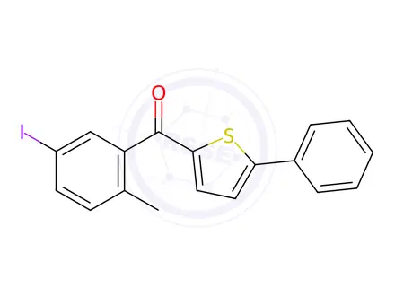 Chemical structure of Canagliflozin Impurity 318