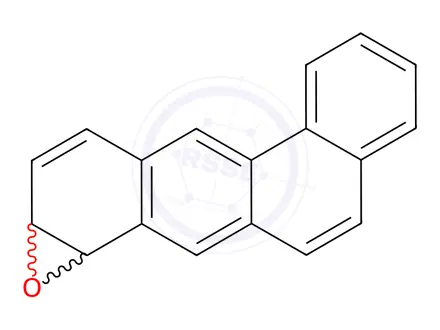 Chemical structure of benzanthracene-8,9-oxide