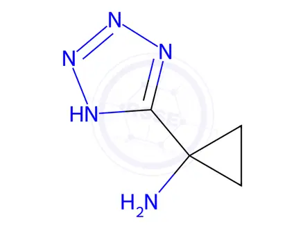 Chemical structure of 1-(1H-1,2,3,4-tetrazol-5-yl)cyclopropan-1-amine