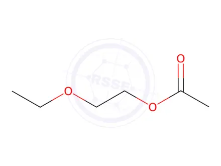 Chemical structure of 2-Ethoxyethylacetate