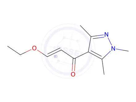 Chemical structure of 3-Ethoxy-1-(1,3,5-trimethyl-1h-pyrazol-4-yl)prop-2-en-1-one