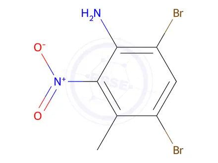 Chemical structure of 4,6-DIBROMO-3-METHYL-2-NITROANILINE(WX191988)