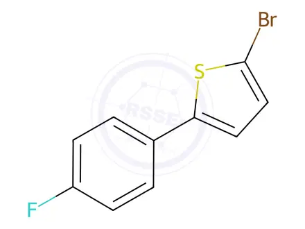 Chemical structure of 2-Bromo-5-(4-fluorophenyl)thiophene