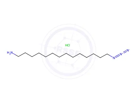 Chemical structure of 14-Azidotetradecan-1-amine Hydrochloride