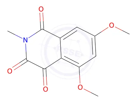 Chemical structure of 5,7-Dimethoxy-2-methylisoquinoline-1,3,4(2H)-trione