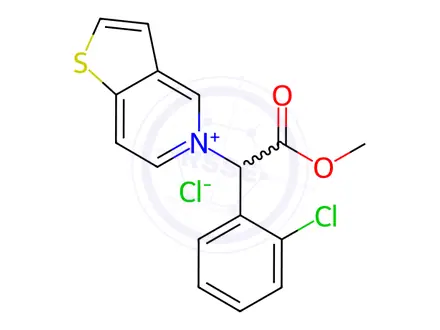 Chemical structure of Clopidogrel Impurity 1 Chloride
