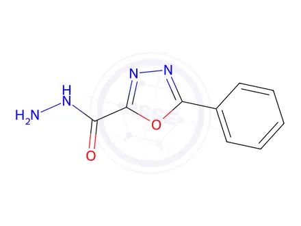 Chemical structure of 5-phenyl-1,3,4-oxadiazole-2-carbohydrazide