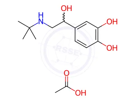Chemical structure of Colterol acetate