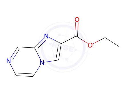 Chemical structure of ethyl imidazo[1,2-a]pyrazine-2-carboxylate