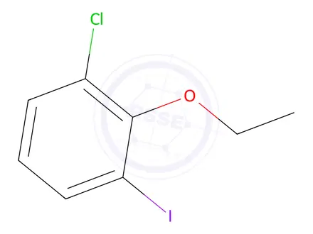 Chemical structure of 1-Chloro-2-ethoxy-3-iodobenzene
