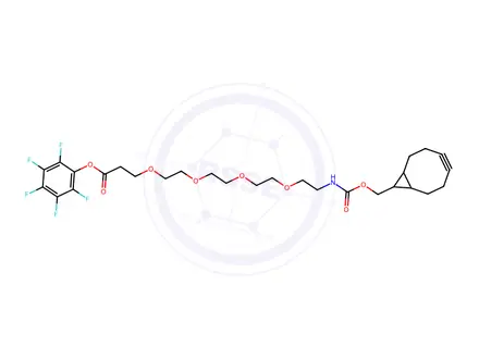 Chemical structure of endo-BCN-PEG4-PFP ester