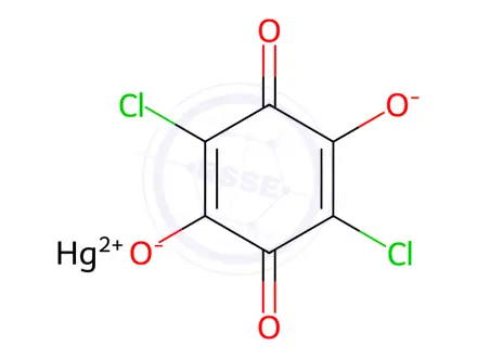 Chemical structure of MERCURIC CHLORANILATE