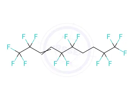 Chemical structure of 1,1,1,2,2,5,5,6,6,9,9,10,10,10-Tetradecafluoro-3-decene