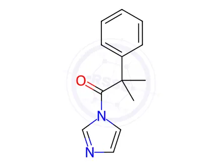Chemical structure of 1-(1H-Imidazol-1-yl)-2-methyl-2-phenylpropan-1-one