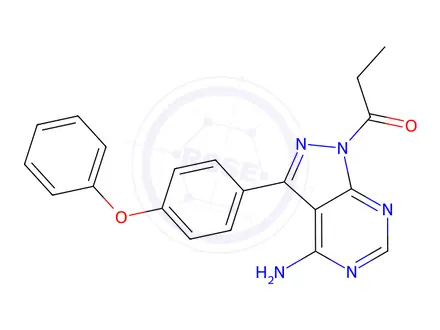 Chemical structure of Ibrutinib Impurity 157
