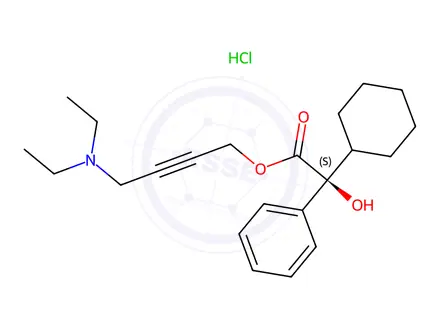 Chemical structure of (S)-Oxybutynin Chloride