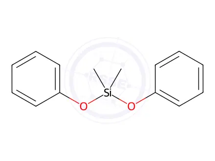Chemical structure of dimethyldiphenoxysilane
