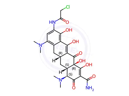 Chemical structure of 9-Chloroacetamido Minocycline