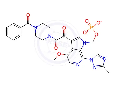 Chemical structure of Fostemsavir Disodium Salt