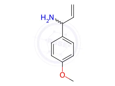 Chemical structure of 1-(4-Methoxyphenyl)prop-2-en-1-amine