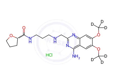 Chemical structure of Alfuzosin D6 Hydrochloride