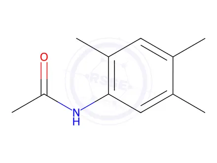 Chemical structure of N-(2,4,5-Trimethylphenyl)acetamide