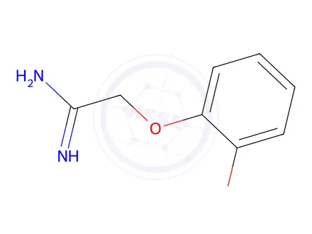 Chemical structure of 2-(2-Methoxyphenoxy)acetimidamide