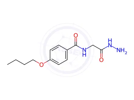 Chemical structure of 4-butoxy-n-hydrazinocarbonylmethyl-benzamide