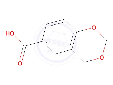 Chemical structure of 2,4-dihydro-1,3-benzodioxine-6-carboxylic acid