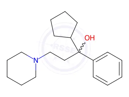Chemical structure of Cycrimine