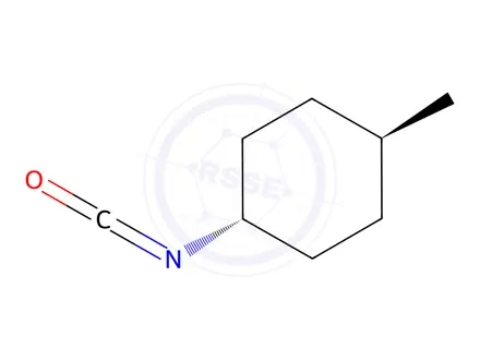 Chemical structure of Trans-4-Methylcyclohexylisocyanate