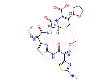 Chemical structure of Cefovecin Dioxime