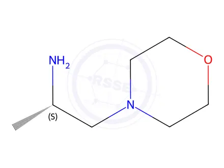 Chemical structure of (S)-4-(2-Amino-propan-1-yl)-morpholine