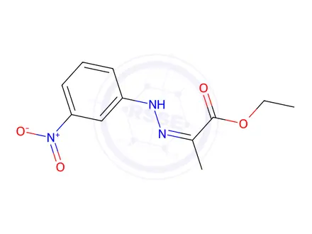 Chemical structure of Ethyl Pyruvate 3-Nitrophenylhydrazone