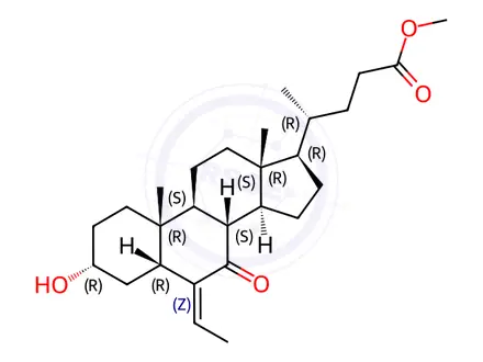 Chemical structure of Obeticholic Acid Impurity 97